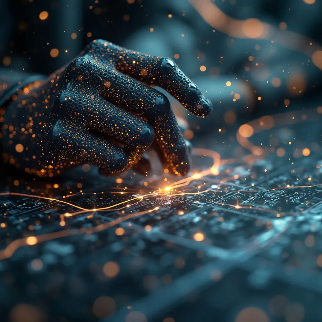 Nos bureaux modernes avec équipes en collaboration