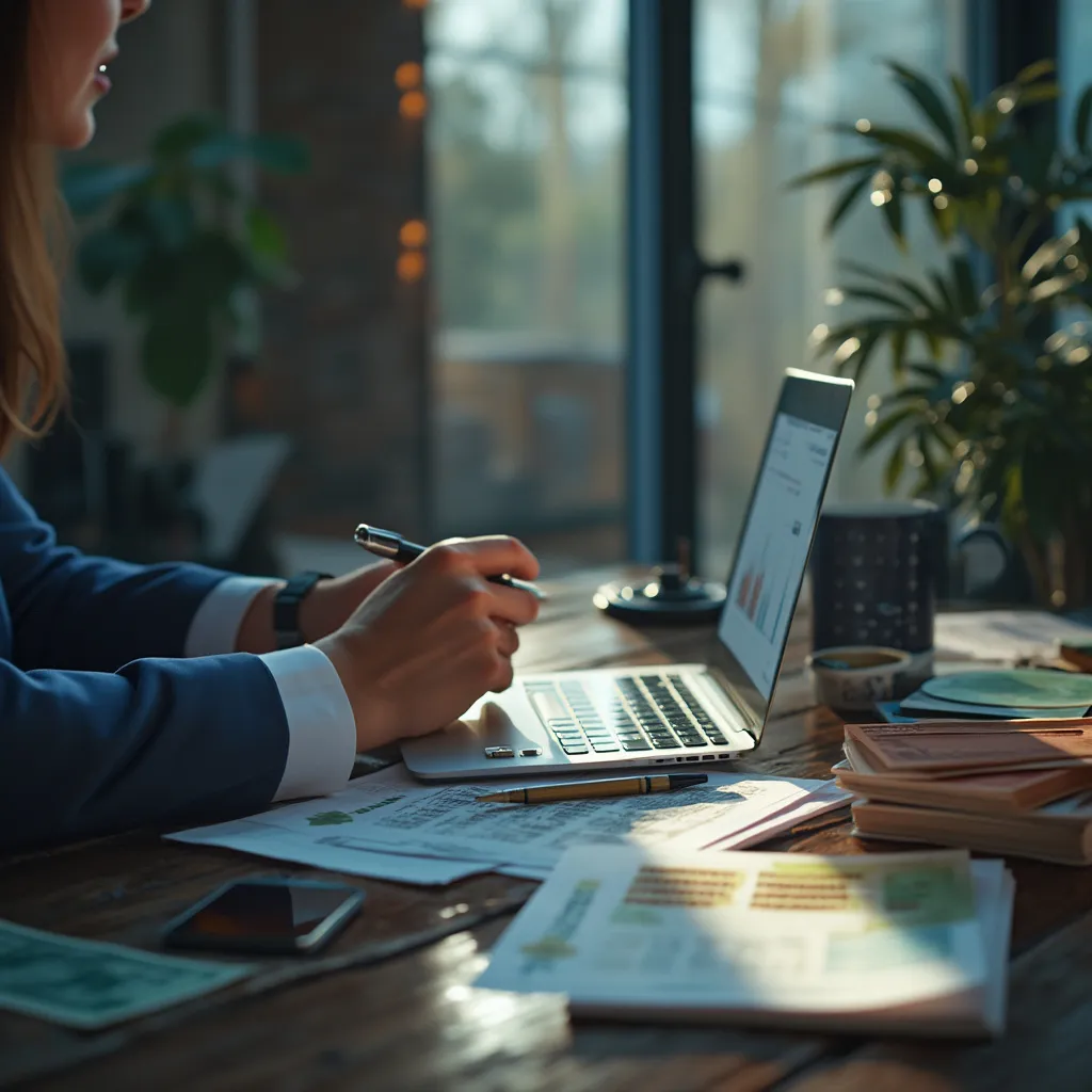 Interface d'optimisation de portefeuille avec graphiques intelligents